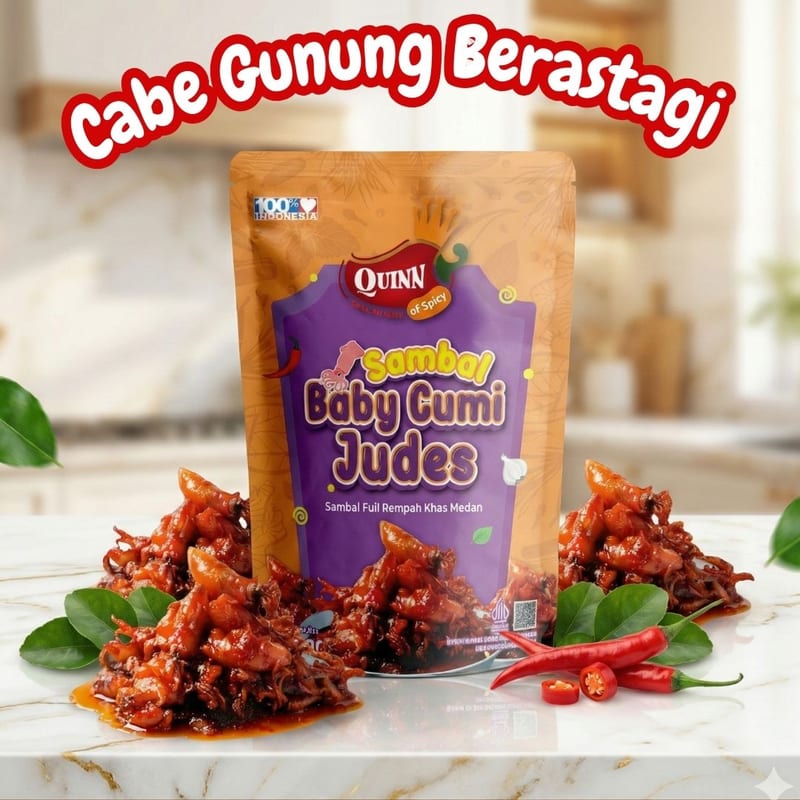 Sambal Baby Cumi Judes (Pouch)